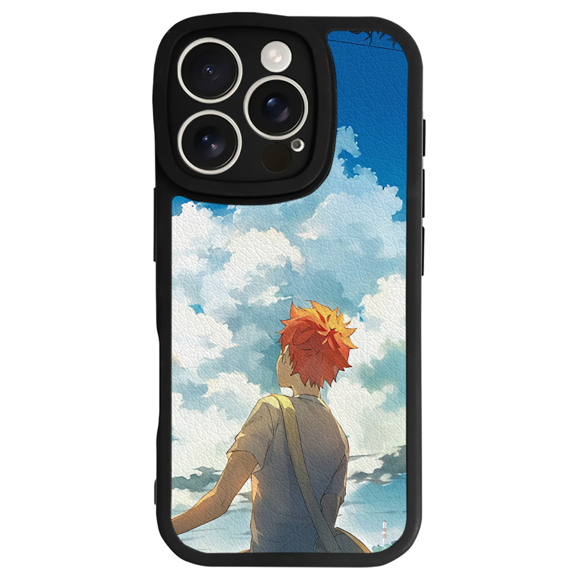 （画像用） ハイキュー!! Haikyu!! 【iPhone 16シリーズ対応】シリコンスマホケース（レザー調） 材質：シリコン
